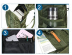 Tactical Backpack Water-Resistant Nylon Large Capacity & Multiple Pockets