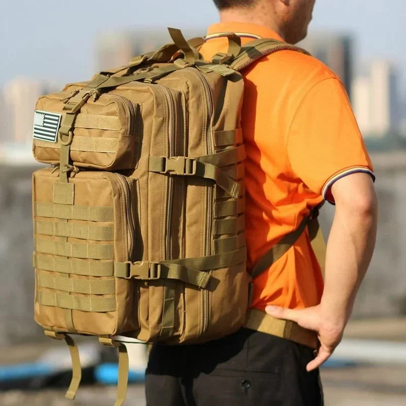 Tactical Backpack Waterproof Anti-Theft 50 L Capacity