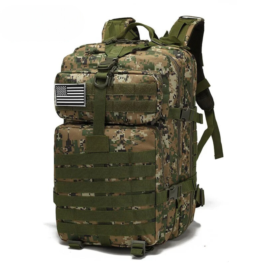 Tactical Backpack Waterproof Anti-Theft 50 L Capacity