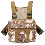 Tactical Chest Rig Bag Water-Resistant 500D Nylon Breathable Mesh