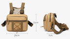 Tactical Chest Rig Bag Water-Resistant 500D Nylon Breathable Mesh