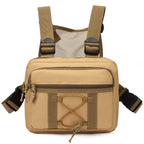 Tactical Chest Rig Bag Water-Resistant 500D Nylon Breathable Mesh