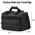 Tactical Duffel Bag Tear-Resistant Multiple Pockets Adjustable Straps