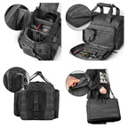 Tactical Duffel Bag Tear-Resistant Multiple Pockets Adjustable Straps