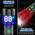 Tactical Flashlight 100,000 Lumens USB-C Rechargeable