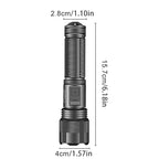Tactical Flashlight 12,000 Lumens Adjustable Zoom USB Rechargeable