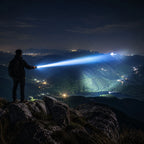 Tactical Flashlight High-Output LED Adjustable Zoom 5000mAh Powerbank
