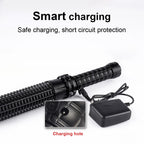 Tactical Flashlight High-Power LED Telescopic Zoom