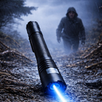 Tactical Flashlight High-Power Laser Beam Waterproof Compact