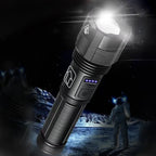 Tactical Flashlight Rechargeable 12000 Lumens Long-Range