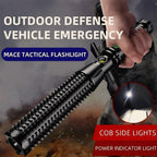 Tactical Flashlight Rechargeable Osram LED & COB Battery Indicator