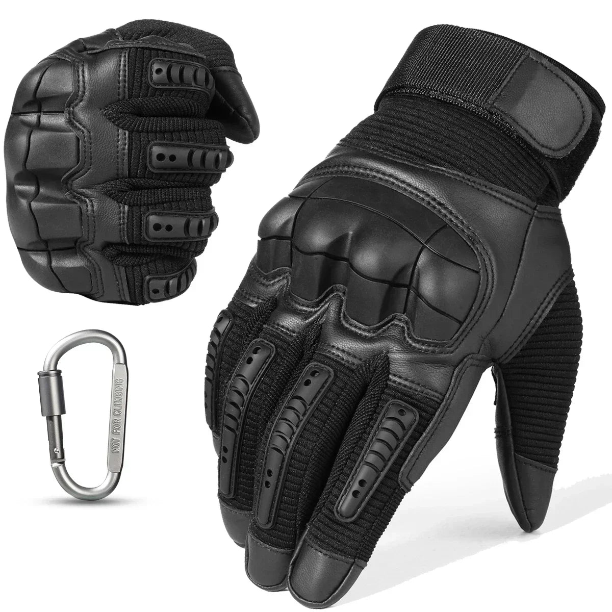 Tactical Gloves Impact-Resistant Touchscreen Fingertips & Non-Slip Grip