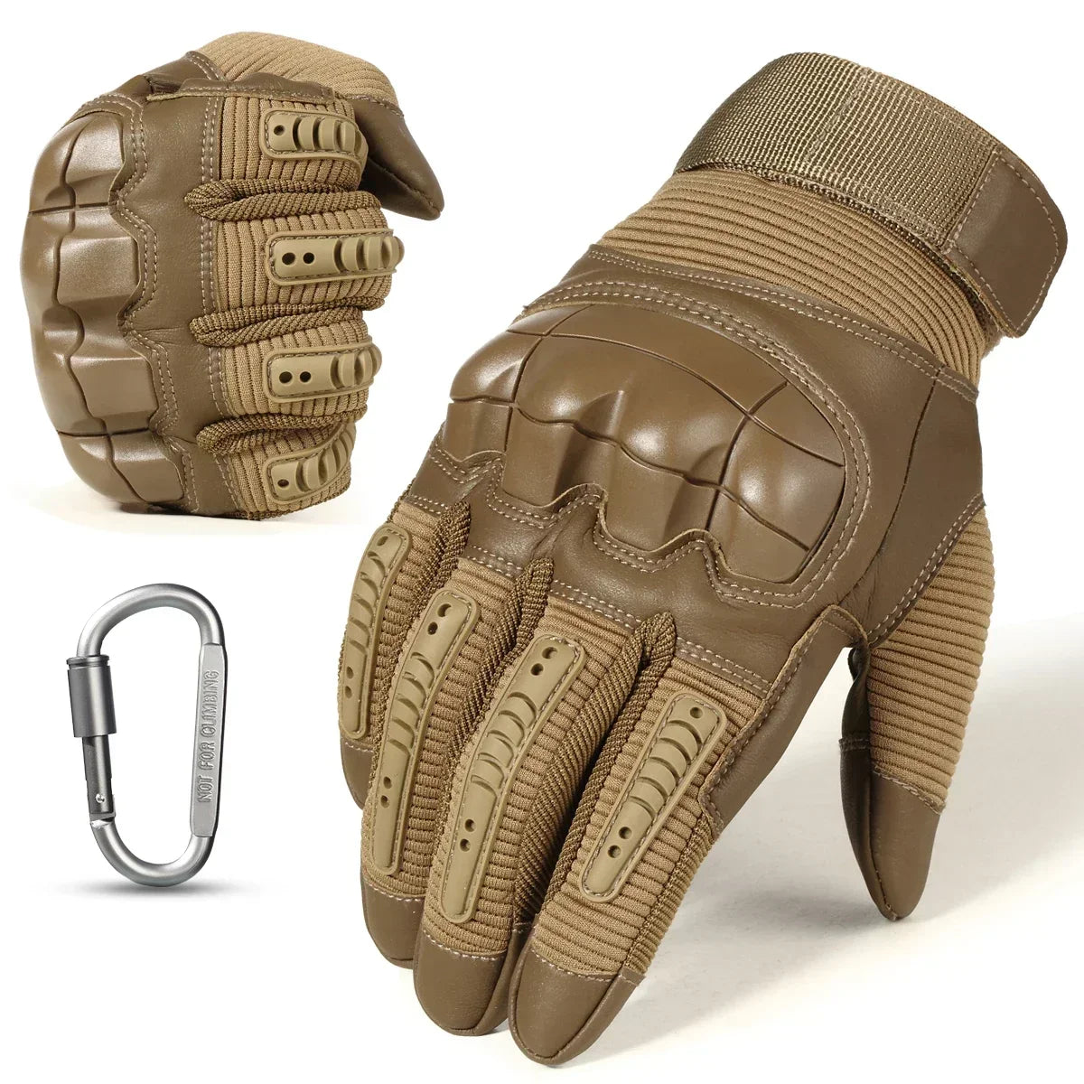 Tactical Gloves Impact-Resistant Touchscreen Fingertips & Non-Slip Grip