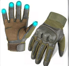 Tactical Gloves Reinforced Knuckles Cut-Resistant Palm