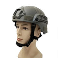Tactical Helmet ABS Shell & EPS Foam Side Rail Mounts