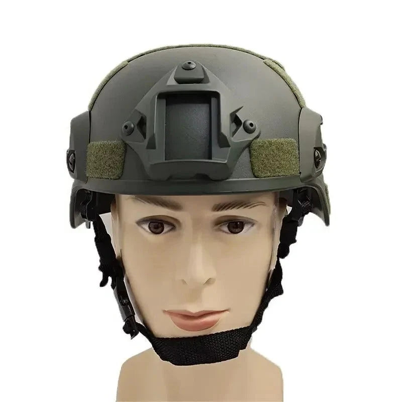 Tactical Helmet ABS Shell & EPS Foam Side Rail Mounts