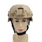 Tactical Helmet ABS Shell & EPS Foam Side Rail Mounts