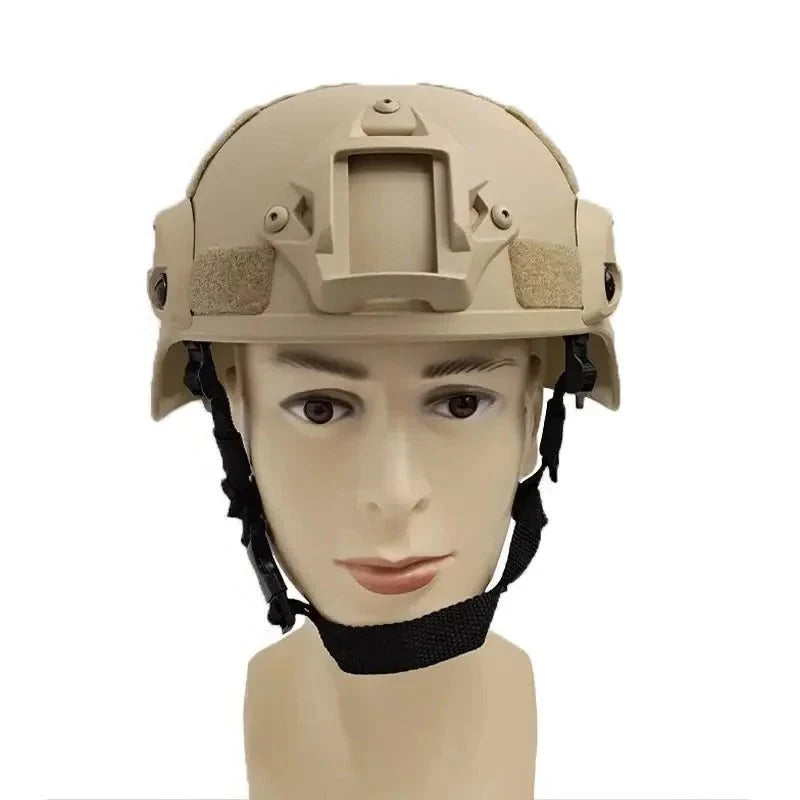 Tactical Helmet ABS Shell & EPS Foam Side Rail Mounts
