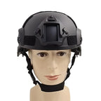 Tactical Helmet ABS Shell & EPS Foam Side Rail Mounts