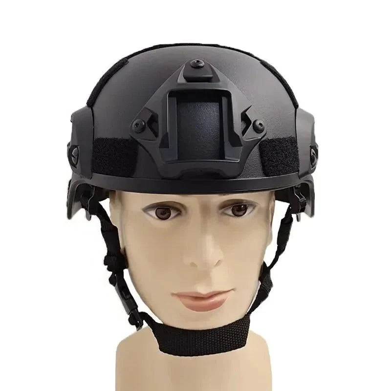 Tactical Helmet ABS Shell & EPS Foam Side Rail Mounts