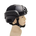 Tactical Helmet ABS Shell & EPS Foam Side Rail Mounts