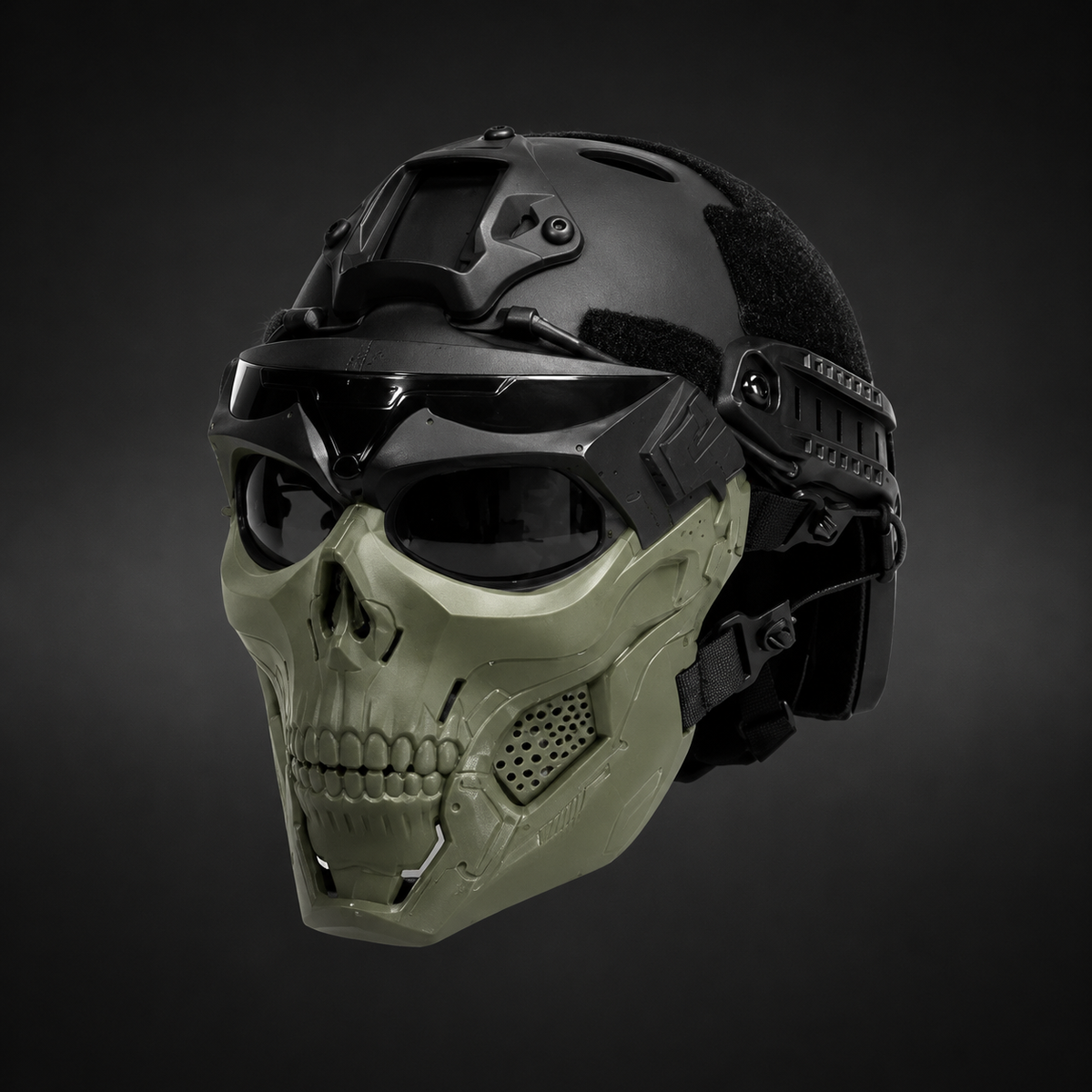 Tactical Helmet Mask Skull Design Lightweight & Durable