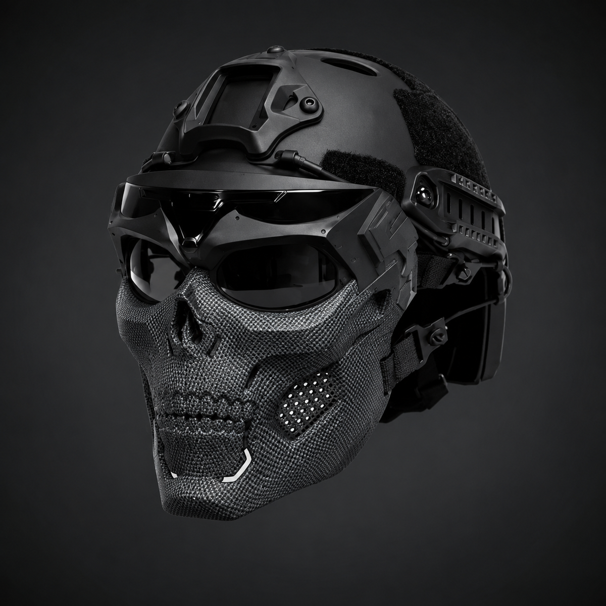 Tactical Helmet Mask Skull Design Lightweight & Durable