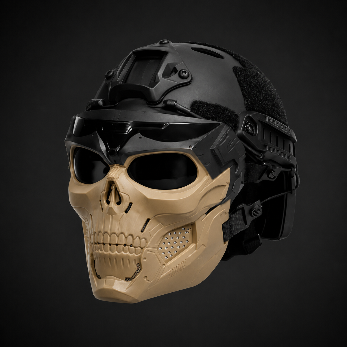 Tactical Helmet Mask Skull Design Lightweight & Durable