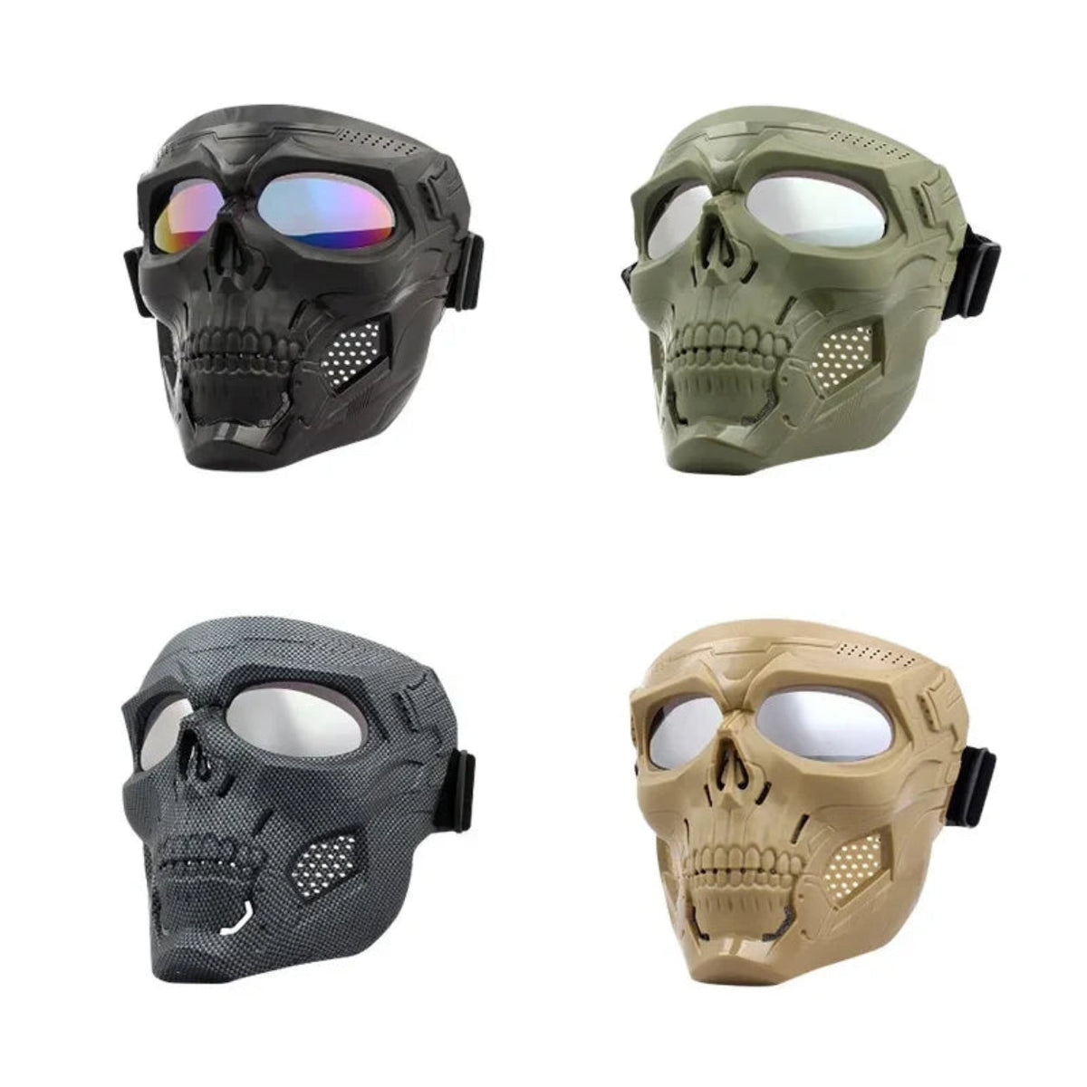 Tactical Helmet Mask Skull Design Lightweight & Durable