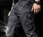 Tactical Pants Ripstop Reinforced Knees Water-Resistant