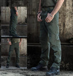Tactical Pants Ripstop Reinforced Knees Water-Resistant