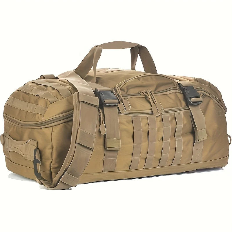 Tactical Travel Bag Weather-Resistant Multiple Compartments