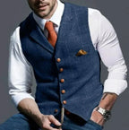 Tailored Vest Structured Fit Durable Fabric