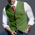 Tailored Vest Structured Fit Durable Fabric