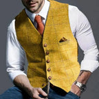 Tailored Vest Structured Fit Durable Fabric