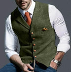 Tailored Vest Structured Fit Durable Fabric