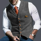 Tailored Vest Structured Fit Durable Fabric