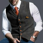 Tailored Vest Structured Fit Durable Fabric