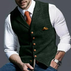 Tailored Vest Structured Fit Durable Fabric