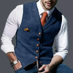 Tailored Vest Structured Fit Durable Fabric