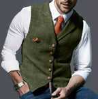 Tailored Vest Structured Fit Durable Fabric