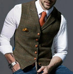 Tailored Vest Structured Fit Durable Fabric