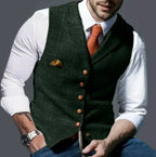 Tailored Vest Structured Fit Durable Fabric