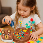 Take-Apart Animal Set Screw-Together Pieces & Case