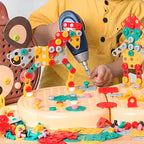 Take-Apart Animal Set Screw-Together Pieces & Case