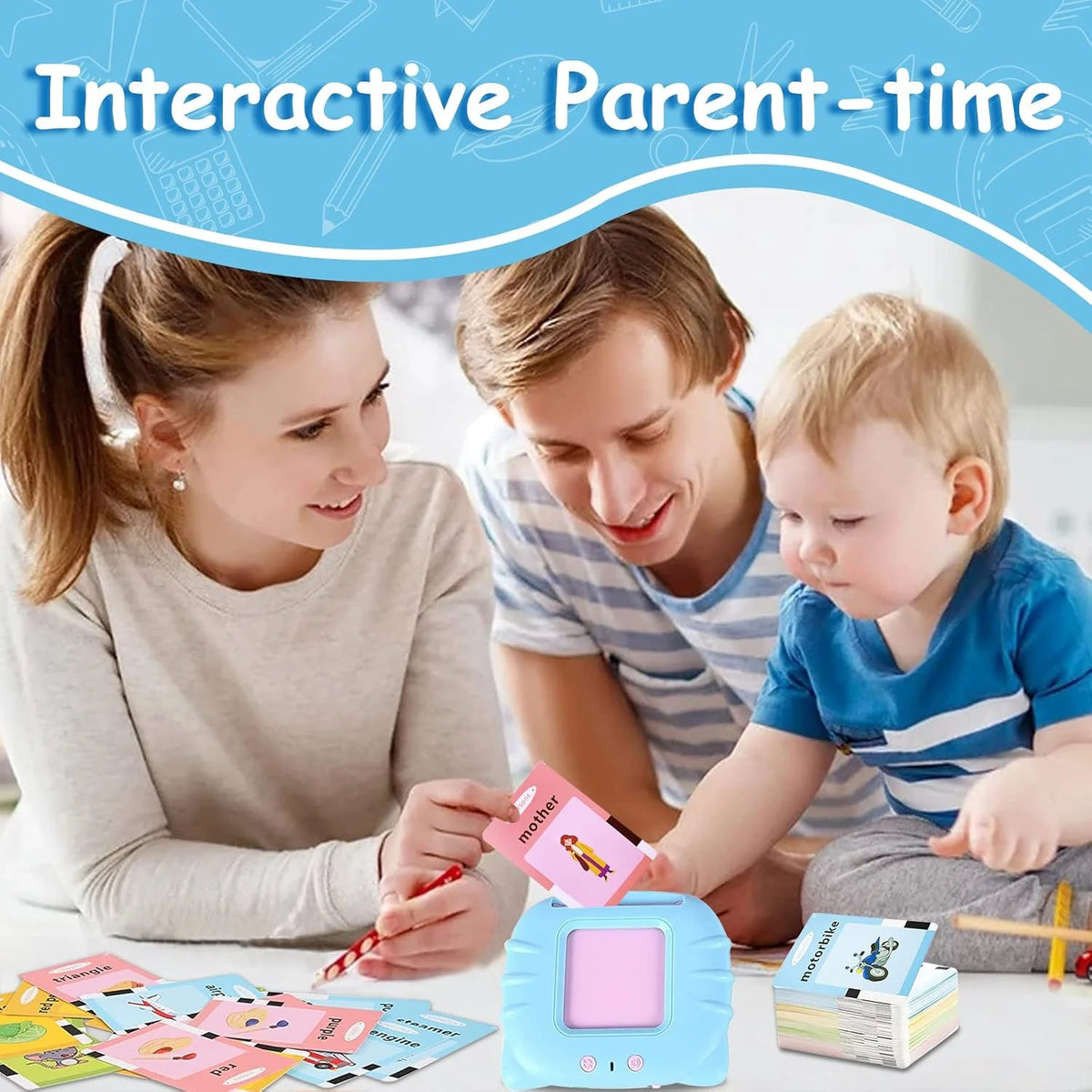 Talking Flash Cards Rechargeable Speaker & Sound Effects