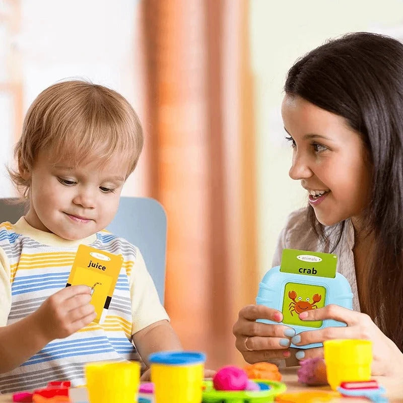 Talking Flashcard Set Audio Pronunciation Replay & Volume Control