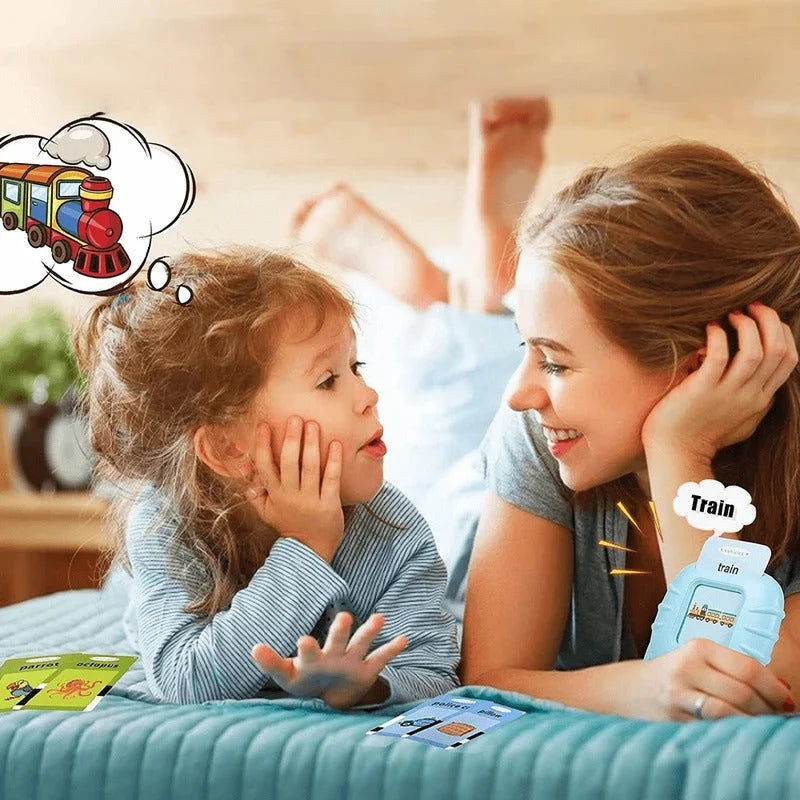 Talking Flashcard Set Audio Pronunciation Replay & Volume Control