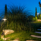 Tall Stainless Steel Warm-White LED Post Light