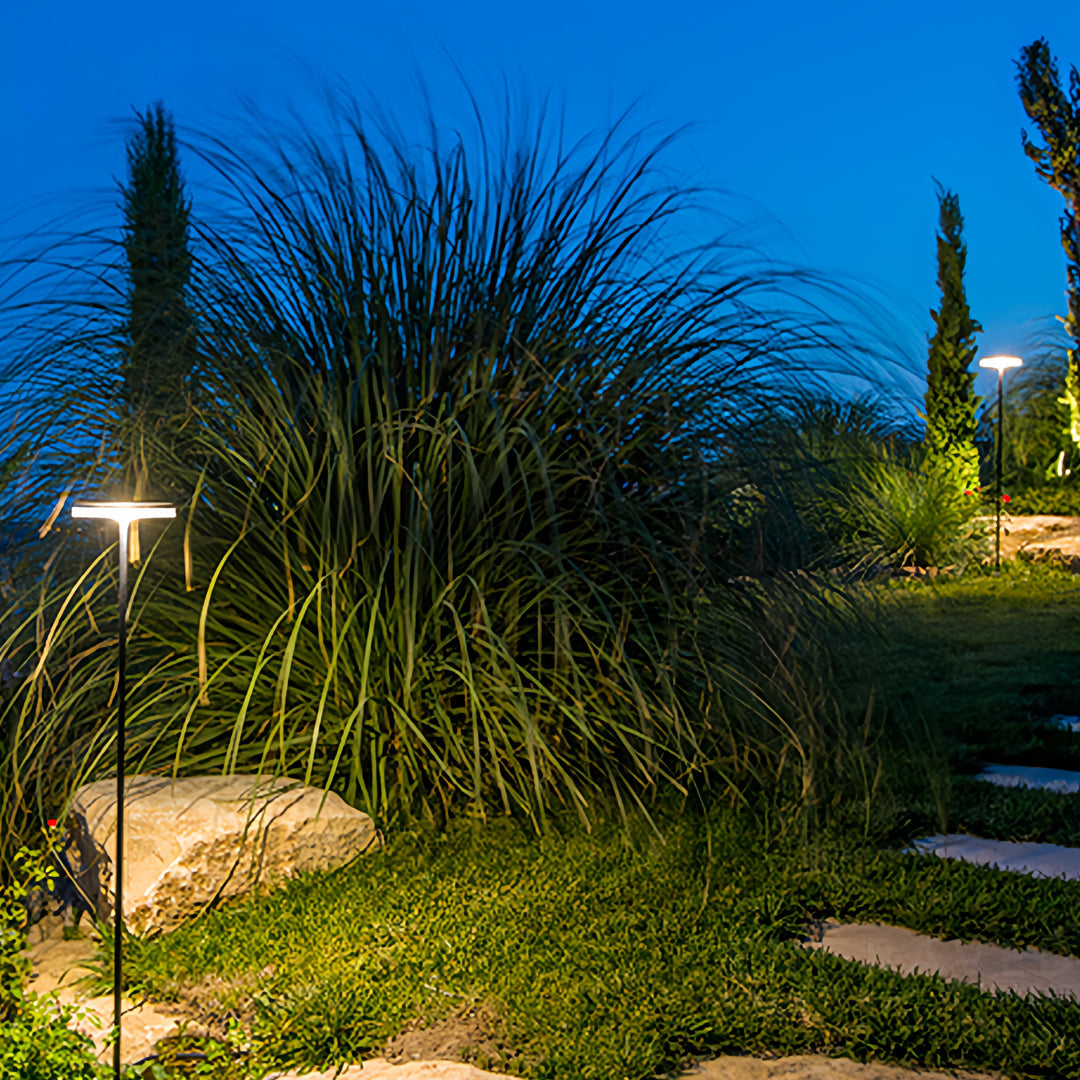Tall Stainless Steel Warm-White LED Post Light